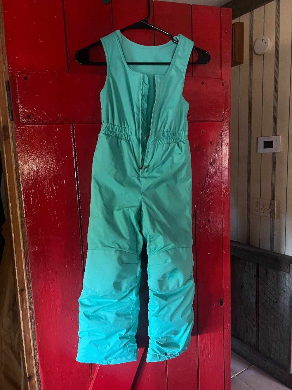 Columbia Girl's   Teal Zip Front Snow Pants With OutGrown System